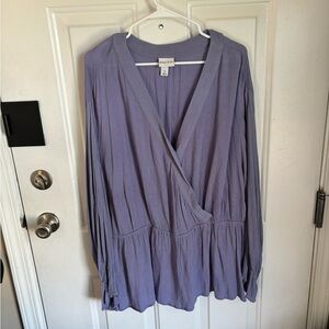 Purple Ava & Viv blouse